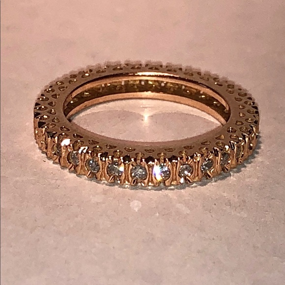 14K GOLD 1.0 TCW SI1, H DIAMONDS ETERNITY BAND